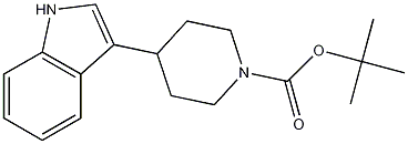 Structure of 4-(1H-Indol-3-yl)piperidine-1-carboxylic acid tert-butyl ester