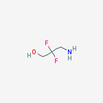 Structure of 1-Propanol, 3-amino-2,2-difluoro-