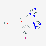 FLUCONAZOLE (HYDRATE), 98%结构式