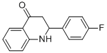 Structure of 2-(4-FLUOROPHENYL)-2,3-DIHYDRO-4(1H)-QUINOLINONE