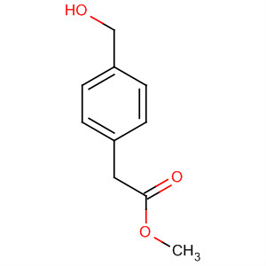 Structure of Benzeneacetic acid, 4-(hydroxymethyl)-, methyl ester