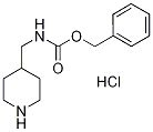 Structure of PIPERIDIN-4-YLMETHYL-CARBAMIC ACID BENZYL ESTER-HCL