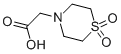 Structure of (1,1-DIOXOTHIOMORPHOLINO)ACETIC ACID MONOHYDRATE