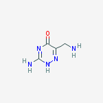 Structure of 3-Amino-6-(aminoethyl)-1,2,4-triazine-5-(4H)-one acetate salt