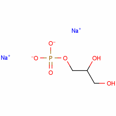 Structure of 1,2,3-Propanetriol,1-(dihydrogen phosphate), sodium salt (1:2)
