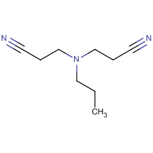 Structure of Propanenitrile, 3,3'-(propylimino)bis-