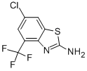 Structure of 2-AMINO-6-CHLORO-4-(TRIFLUOROMETHYL)BENZO[D]THIAZOLE