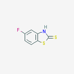 Structure of 5-FLUORO-2-MERCAPTOBENZOTHIAZOLE