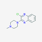 Structure of 2-Chloro-3-(4-methylpiperazin-1-yl)quinoxaline