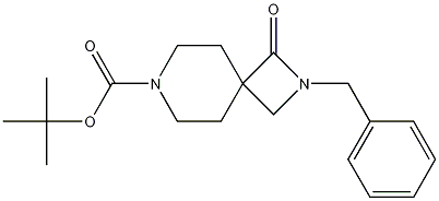 tert-butyl 2-benzyl-1-oxo-2,7-diazaspiro[3.5]nonane-7-carboxylate结构式