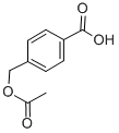 Structure of 4-ACETOXYMETHYLBENZOIC ACID