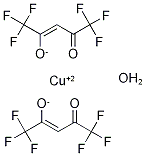 Structure of COPPER(II) HEXAFLUOROACETYLACETONATE HYDRATE, 98