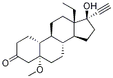 Structure of (5α,17α)-13-Ethyl-17-hydroxy-5-Methoxy-18,19-dinorpregn-20-yn-3-one