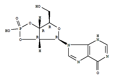 Inosine, cyclic2',3'-(hydrogen phosphate) (8CI,9CI)结构式