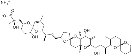 Structure of OKADAIC ACID AMMONIUM SALT