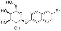 Structure of 6-BROMO-2-NAPHTHYL-BETA-D-GALACTOPYRANOSIDE