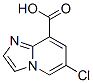Structure of 6-CHLORO-IMIDAZO[1,2-A]PYRIDINE-8-CARBOXYLIC ACID
