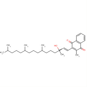 Structure of 1,4-Naphthalenedione,2-(3-hydroxy-3,7,11,15-tetramethyl-1-hexadecenyl)-3-methyl-