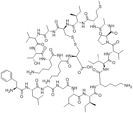 Structure of ranalexin