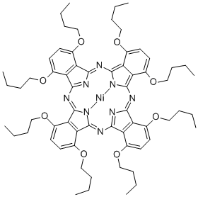 Structure of NI(II)-1,4,8,11,15,18,22,25-OCTABUTOXY- PHTHALOCYANINE
