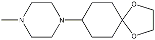 1-methyl-4-(1,4-dioxaspiro[4.5]decan-8-yl)piperazine结构式