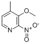 Chemical structure of 3-Methoxy-2-Nitro-4-Picoline