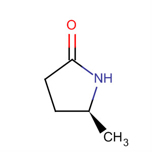 Structure of 2-Pyrrolidinone, 5-methyl-, (5S)-
