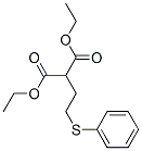 Structure of diethyl [2-(phenylthio)ethyl]malonate
