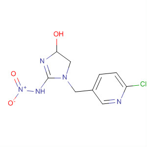 1H-Imidazol-4-ol,1-[(6-chloro-3-pyridinyl)methyl]-4,5-dihydro-2-(nitroamino)-结构式