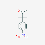 Structure of 3-methyl-3-(4-nitrophenyl)butan-2-one