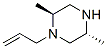 (+)-(2S,5R)-1-烯丙基-2,5-二甲基哌嗪结构式