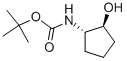 Structure of Carbamic acid, [(1R,2R)-2-hydroxycyclopentyl]-, 1,1-dimethylethyl ester, rel-
