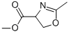 Structure of 4-Oxazolecarboxylicacid, 4,5-dihydro-2-methyl-, methyl ester