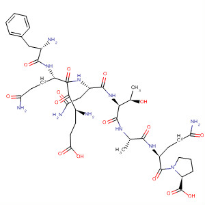 Structure of L-Proline,L-phenylalanyl-L-a-glutamyl-L-glutaminyl-L-asparaginyl-L-threonyl-L-alanyl-L-glutaminyl-