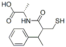 Structure of N-(2-(mercaptomethyl)-3-phenylbutanoyl)-L-alanine