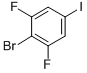 Structure of 3,5-Difluoro-4-bromo-1-iodiobenzene