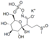 Structure of beta-d-Glucopyranose, 1-thio-, 1-[4-(methylsulfinyl)-N-(sulfooxy)butanimidate], monopotassium salt