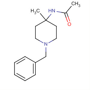 Structure of Acetamide, N-[4-methyl-1-(phenylmethyl)-4-piperidinyl]-