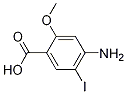 4-Amino-5-iodo-2-methoxybenzenecarboxylic acid结构式