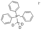 Structure of (METHYL-D3)TRIPHENYLPHOSPHONIUM IODIDE
