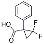 Structure of 2,2-Difluoro-1-phenylcyclopropanecarboxylic acid