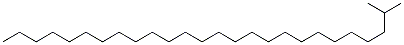 Structure of 2-methylhexacosane