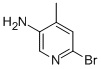 Structure of 2-BROMO-5-AMINO-4-PICOLINE