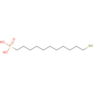 Structure of Phosphonic acid, (11-mercaptoundecyl)-
