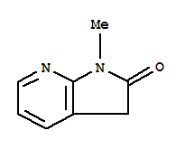2H-Pyrrolo[2,3-b]pyridin-2-one,1,3-dihydro-1-methyl-结构式