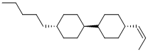Structure of TRANS,TRANS-4-PENTYL-4-PROPENYL-BICYCLOHEXYL