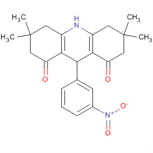 Structure of 1,8(2H,5H)-Acridinedione,3,4,6,7,9,10-hexahydro-3,3,6,6-tetramethyl-9-(3-nitrophenyl)-