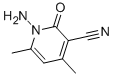 1-AMINO-4,6-DIMETHYL-2-OXO-1,2-DIHYDROPYRIDINE-3-CARBONITRILE结构式