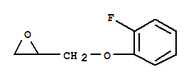 Structure of Oxirane,2-[(2-fluorophenoxy)methyl]-