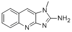 Structure of 1-METHYLIMIDAZO(4,5-B)QUINOLINE-2-AMINE